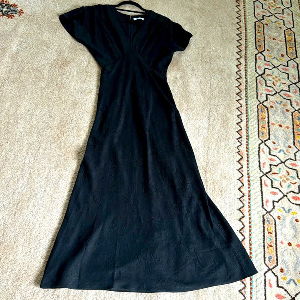 Veronica Beard Black Silk Dress size 6